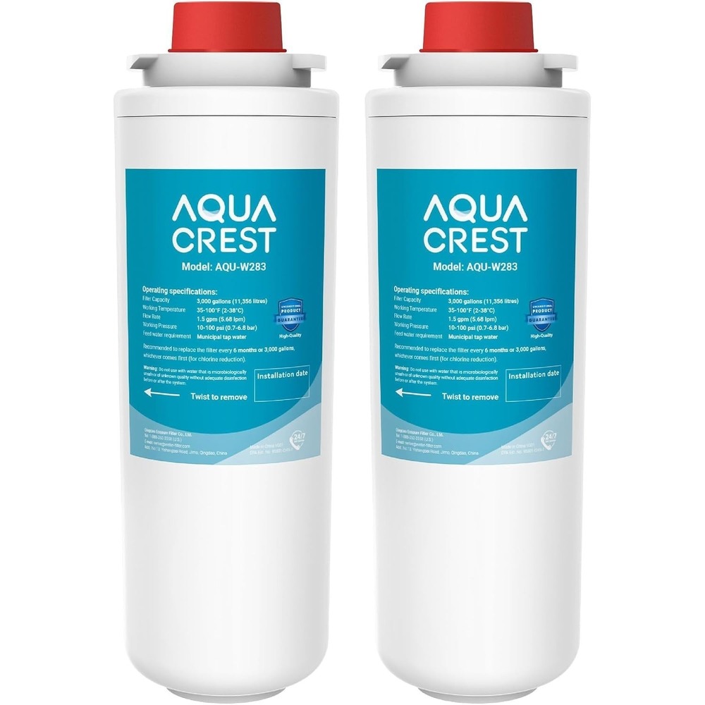 2x AQUA CREST 51300C Water Filter Replacement for Elkay® 51300C ezH2 NO CHIP NEW